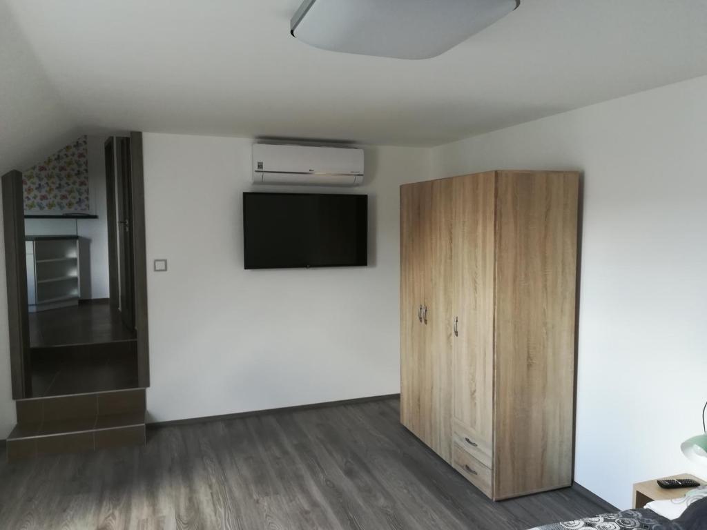 TV a/nebo společenská místnost v ubytování Penzion Šápara