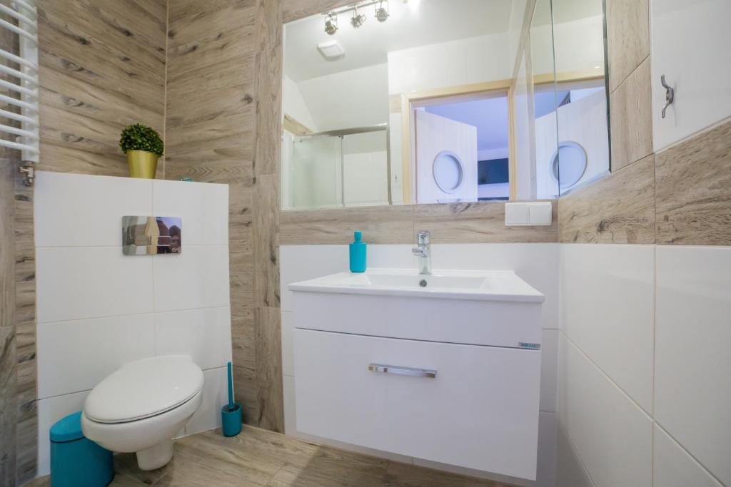 Kúpeľňa v ubytovaní Rellim Apartamenty