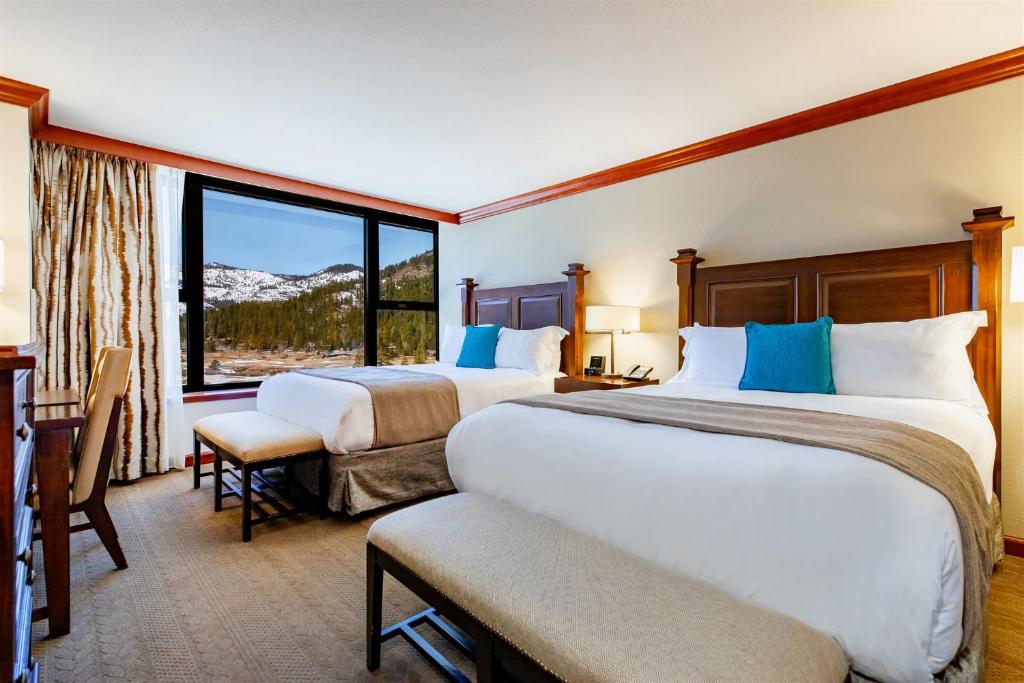 The Everline Resort & Spa Lake Tahoe - Suite Met Uitzicht Op Open Haard En Vallei