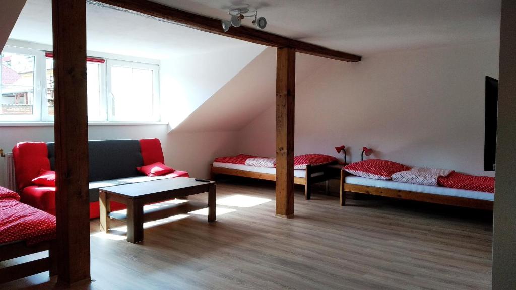 Posezení v ubytování Apartmány Kukaččí hnízdo