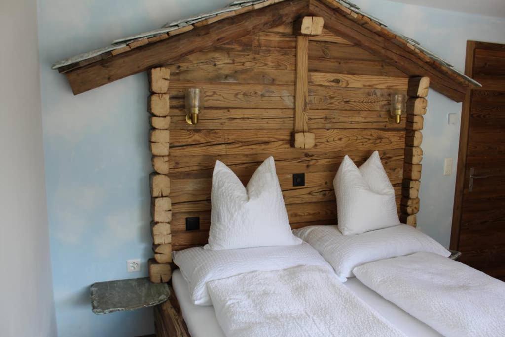 Postel nebo postele na pokoji v ubytování Stadel