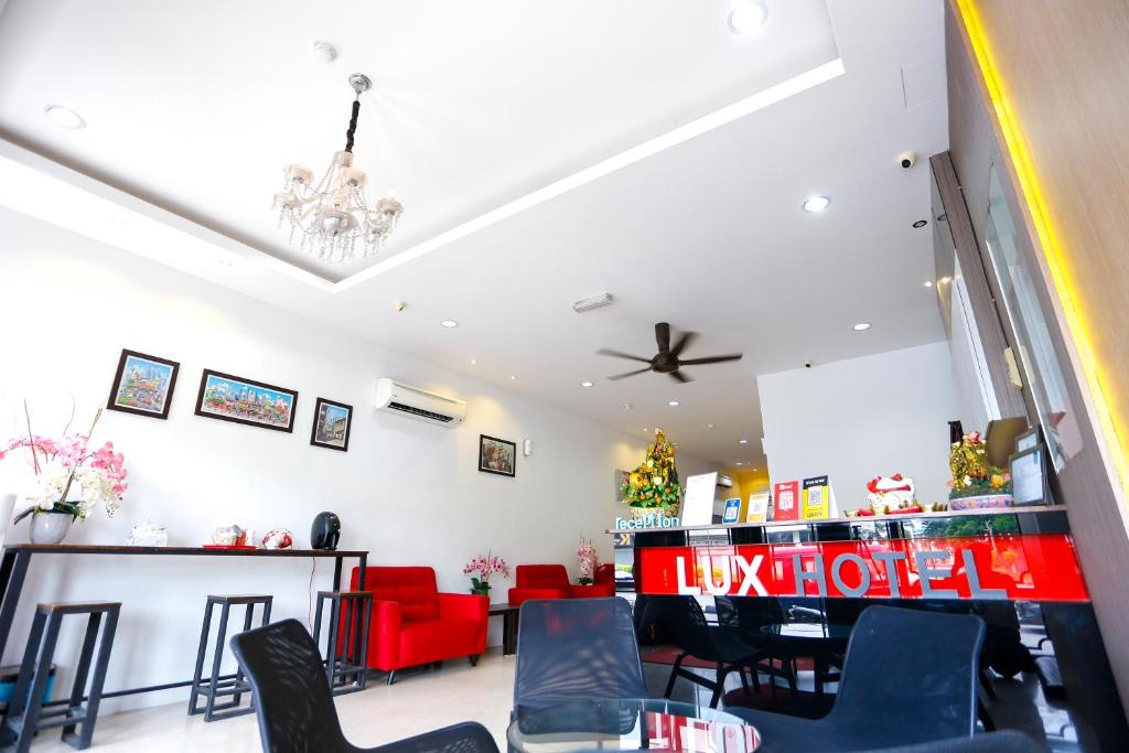 Posezení v ubytování Lux Hotel