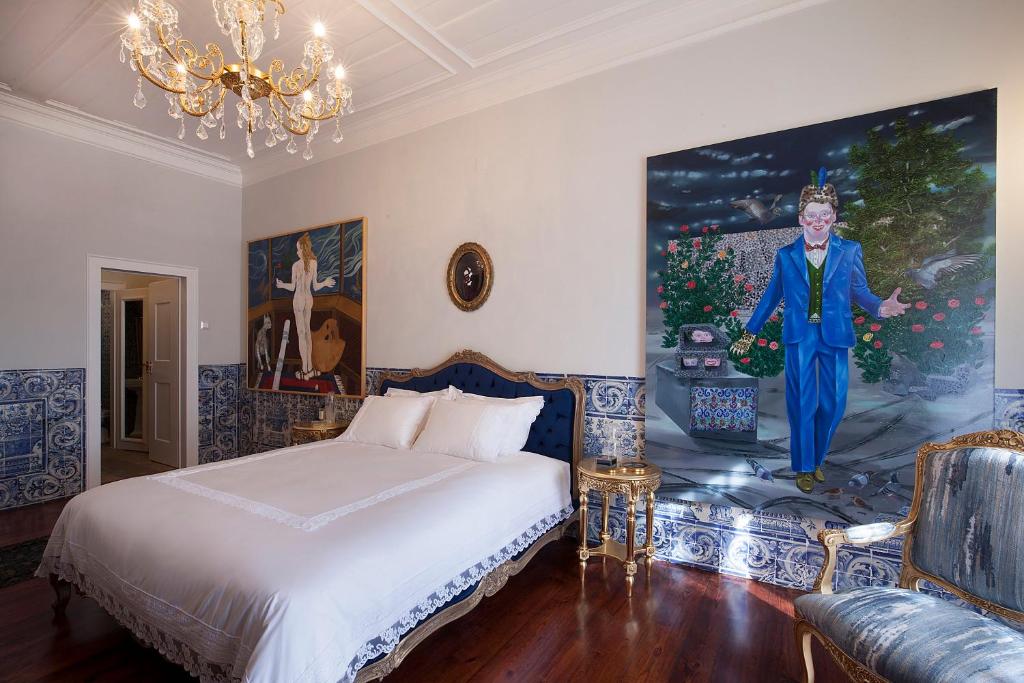 Postel nebo postele na pokoji v ubytování Casa dell'Arte Club House