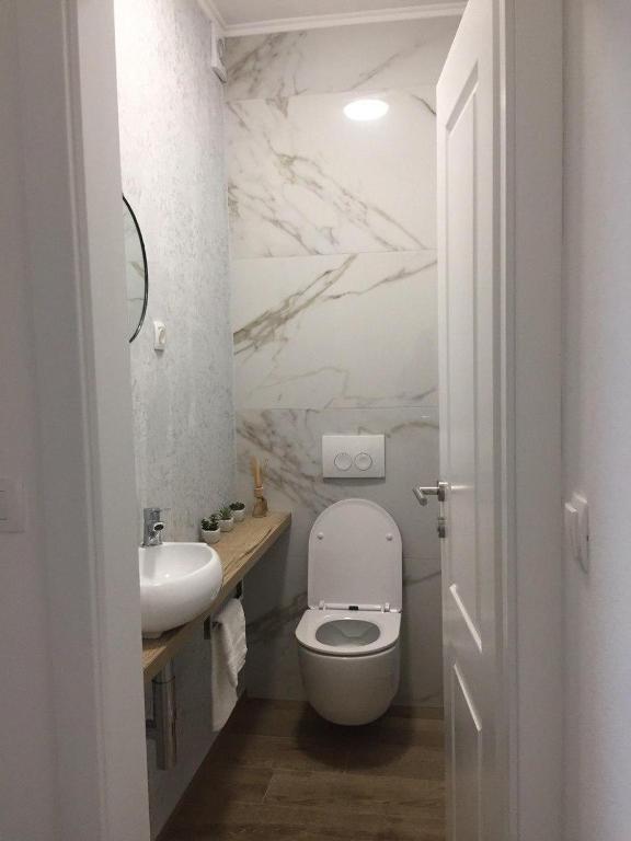 Koupelna v ubytování Luxury Apartment Sofia