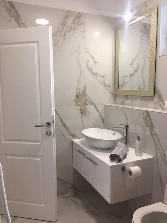 Koupelna v ubytování Luxury Apartment Sofia