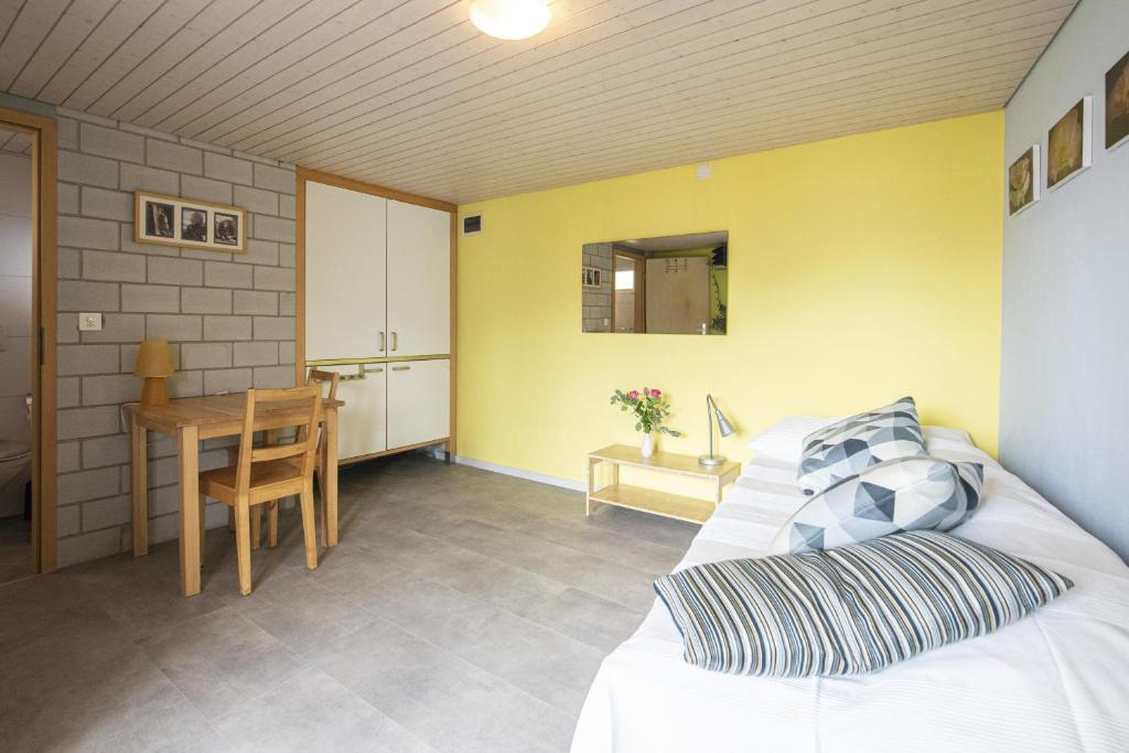 Postel nebo postele na pokoji v ubytování Casa Eva