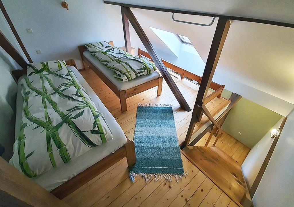 Postel nebo postele na pokoji v ubytování Villa Hortensia