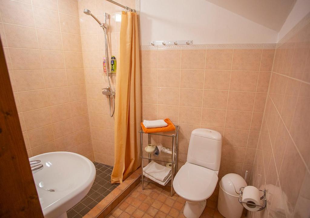 Koupelna v ubytování Villa Hortensia