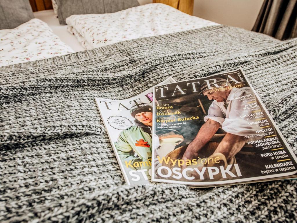 Posteľ alebo postele v izbe v ubytovaní Góralski Przystanek dom dla max 17 osób z sauną i balią z funkcją jacuzzi