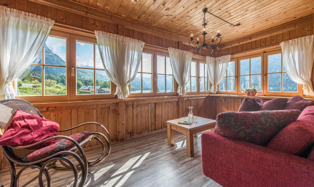 Posezení v ubytování Das Haus am Grundlsee