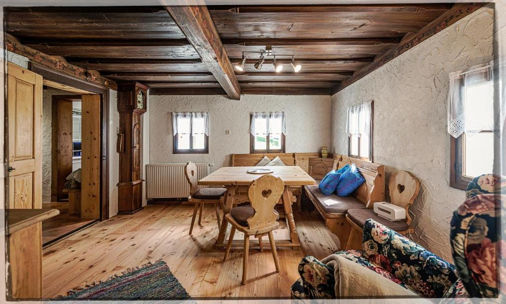 Posezení v ubytování Das Haus am Grundlsee