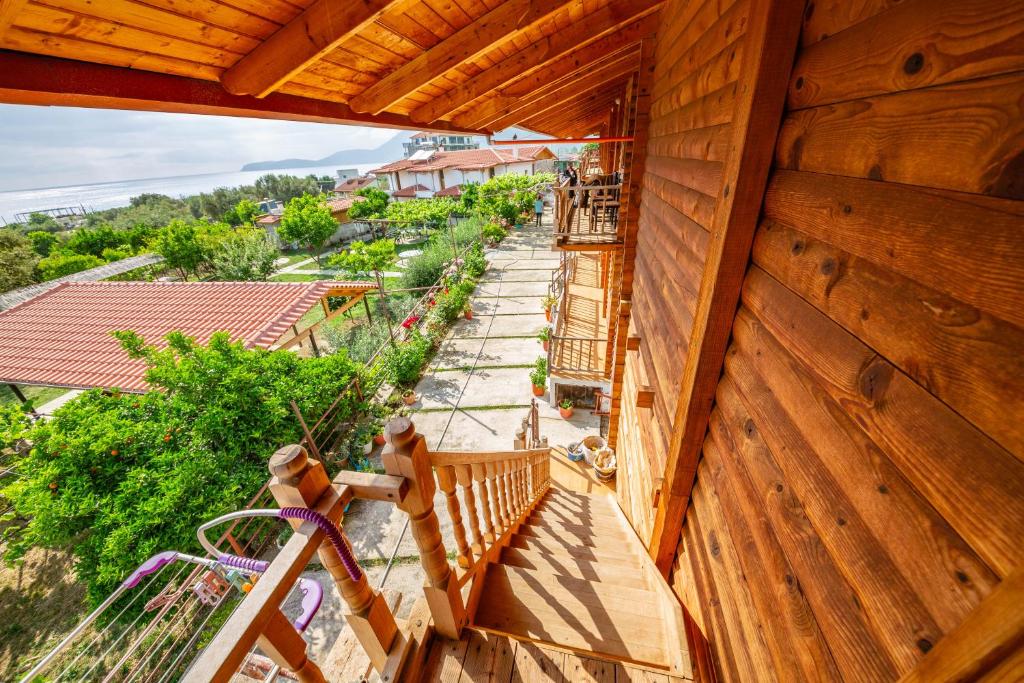 Balkón nebo terasa v ubytování Guest House Luiza