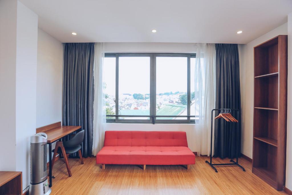 Postel nebo postele na pokoji v ubytování TTR Studio Apart Hotel