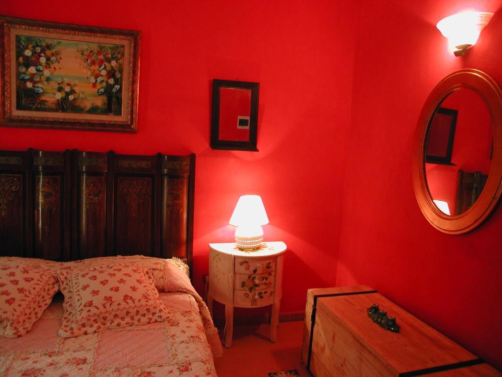 Postel nebo postele na pokoji v ubytování Les Chandelles