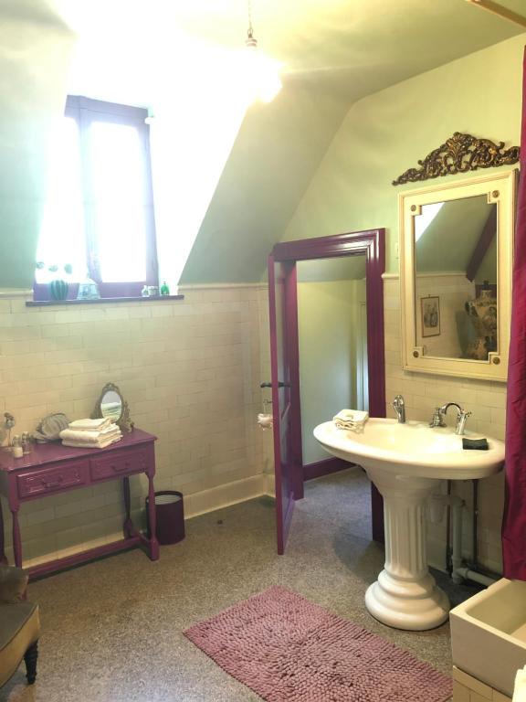 Koupelna v ubytování B&B Villa le Vert-Bois