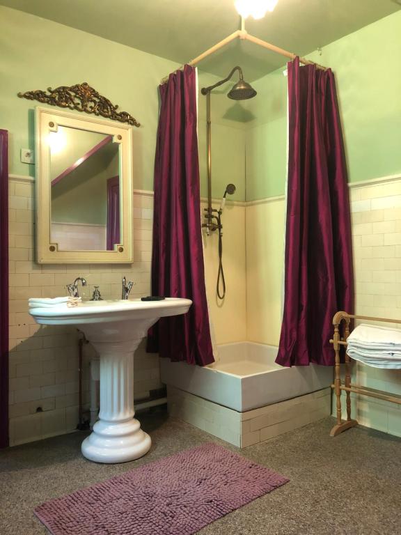 Koupelna v ubytování B&B Villa le Vert-Bois