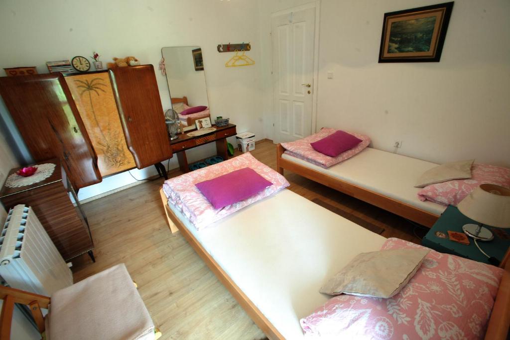 Postel nebo postele na pokoji v ubytování Vila Salamander