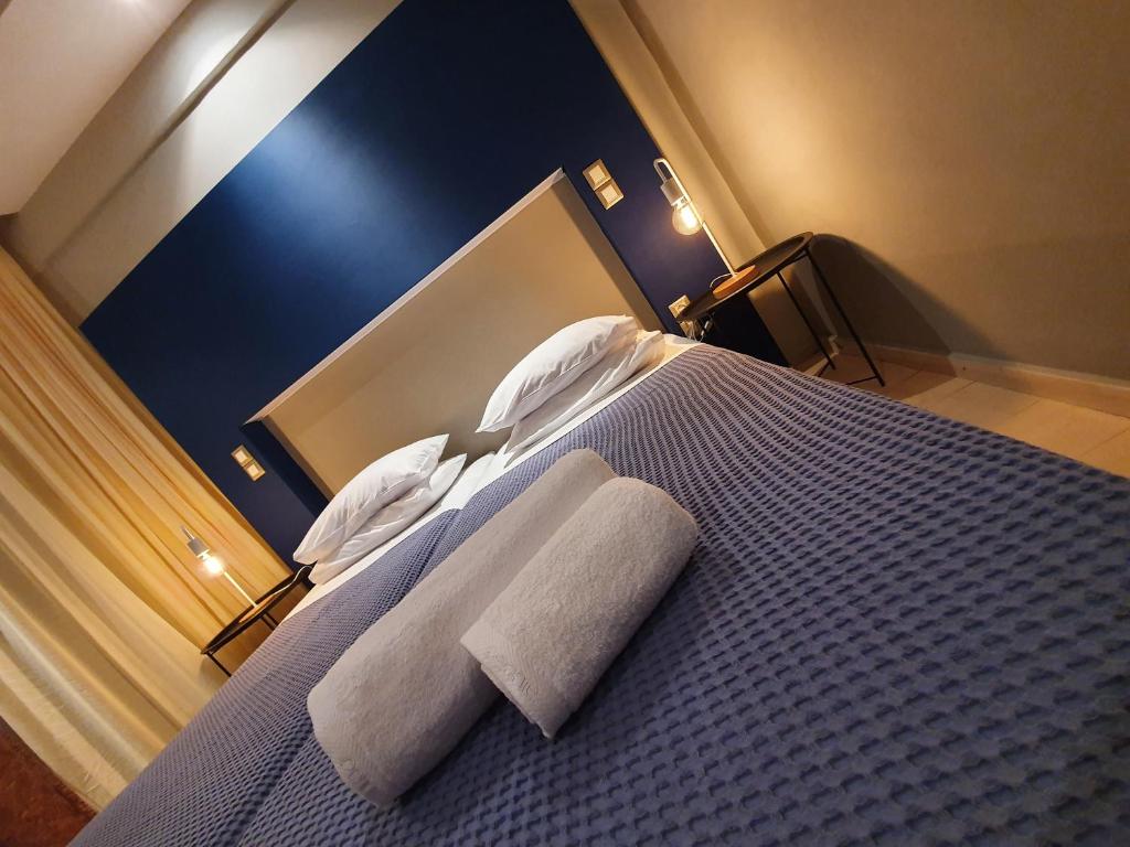 Postel nebo postele na pokoji v ubytování Hotel Aphroditi Island Park