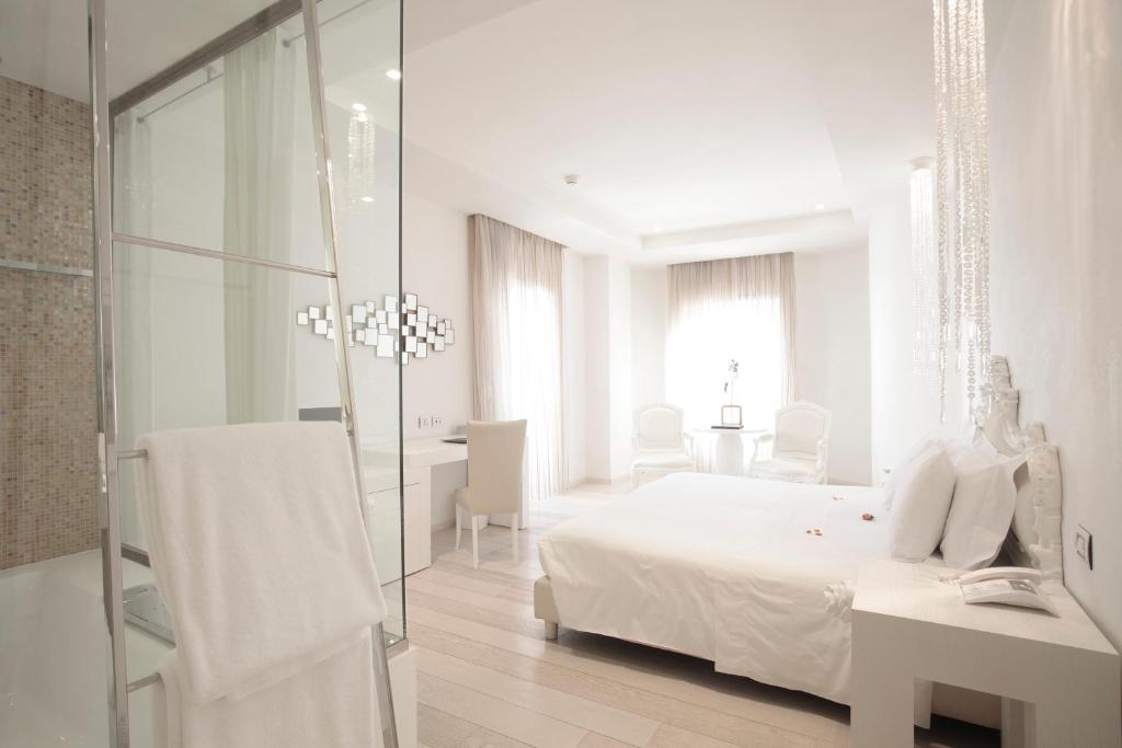 Krevet ili kreveti u jedinici u objektu Boscolo Nice Hotel & Spa