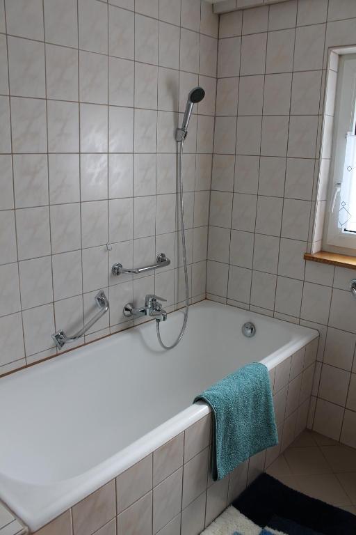 Koupelna v ubytování Ferienhaus Anni