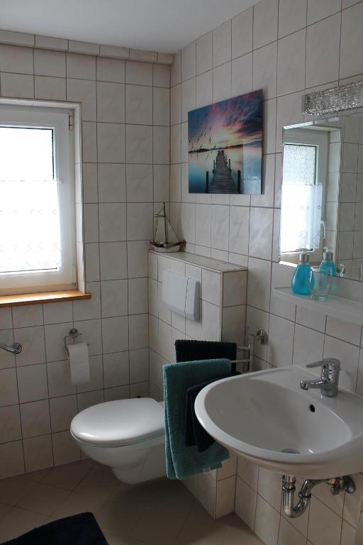 Koupelna v ubytování Ferienhaus Anni