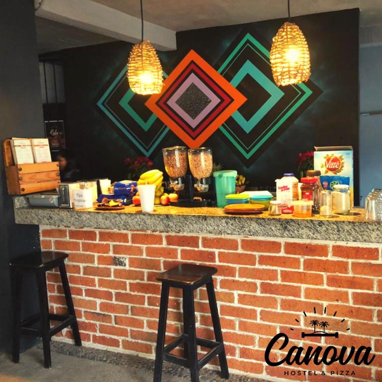 Nápoje v ubytování Canova Hostel & Pizza