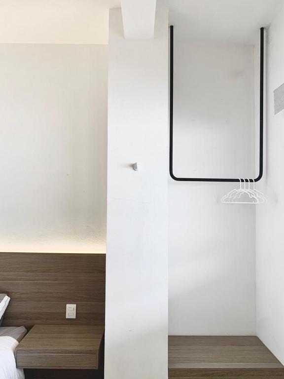 Koupelna v ubytování Hotel Blanco Pachuca