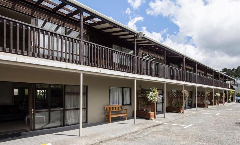 Balkón nebo terasa v ubytování Commodore Motel