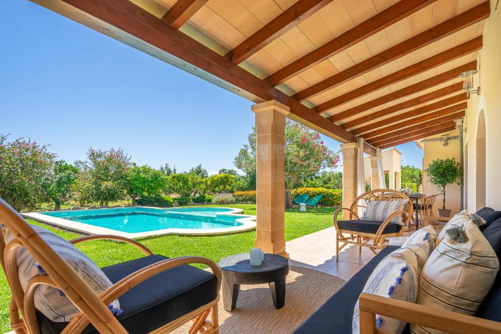 The swimming pool at or close to Villa Corb Mari by Sun Villas Mallorca