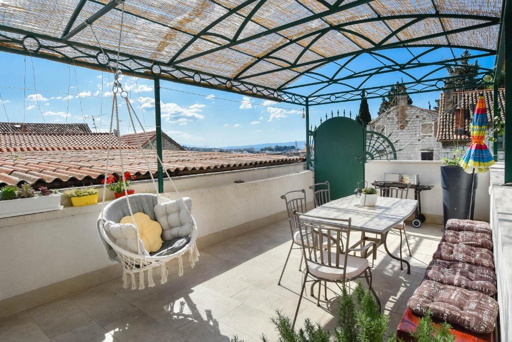 Balkón alebo terasa v ubytovaní Micro Apartment SUNI2