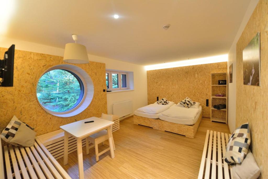 Postel nebo postele na pokoji v ubytování Montanie Resort