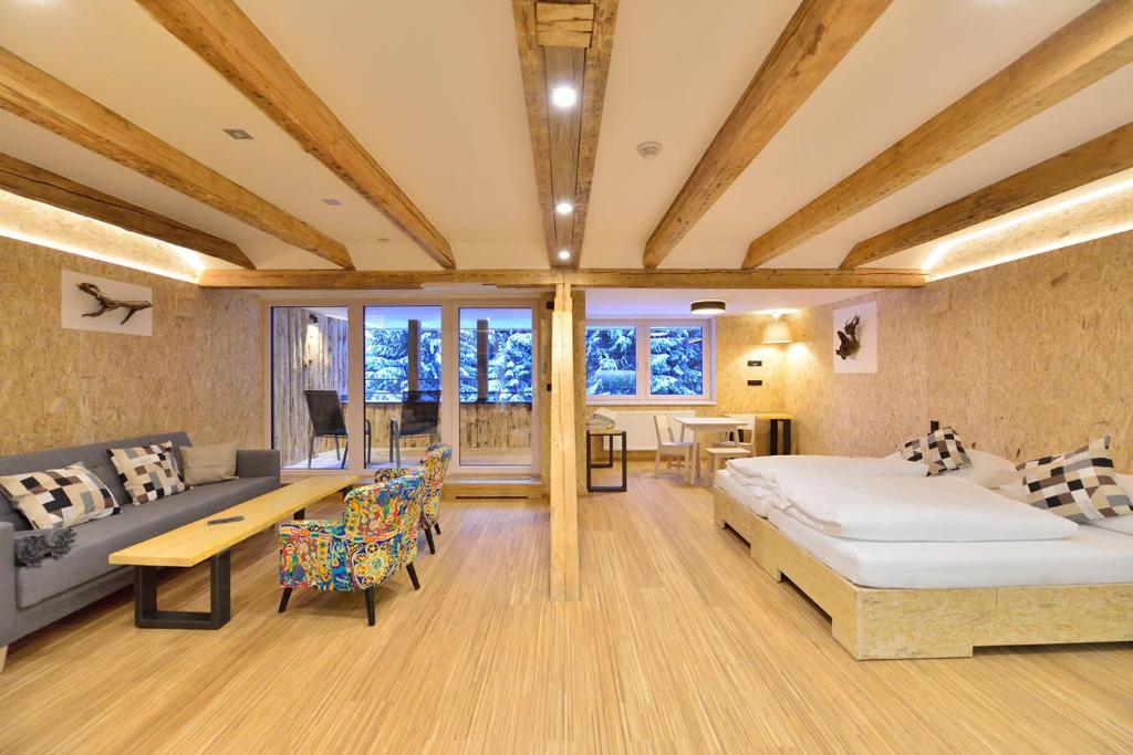 Posezení v ubytování Montanie Resort