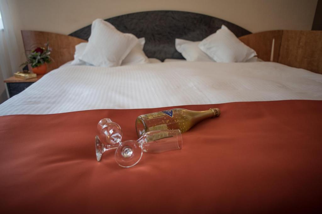 Postel nebo postele na pokoji v ubytování Hotel Marami