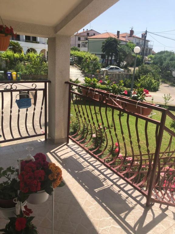 Balkón nebo terasa v ubytování Apartman SARA