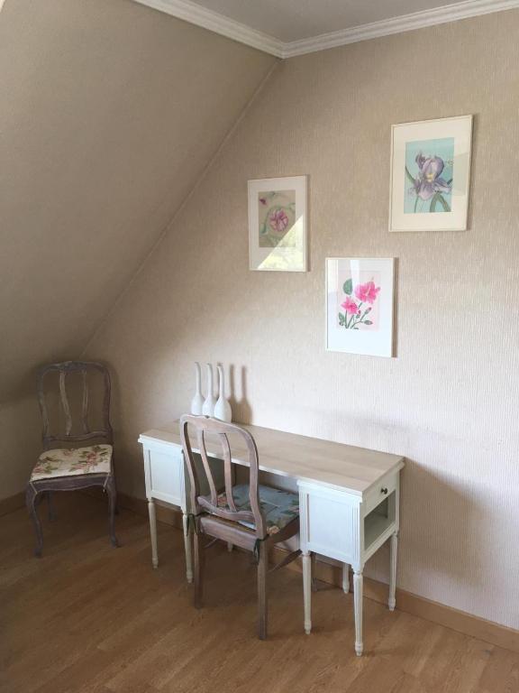 Posezení v ubytování Huis Marie-Thérèse