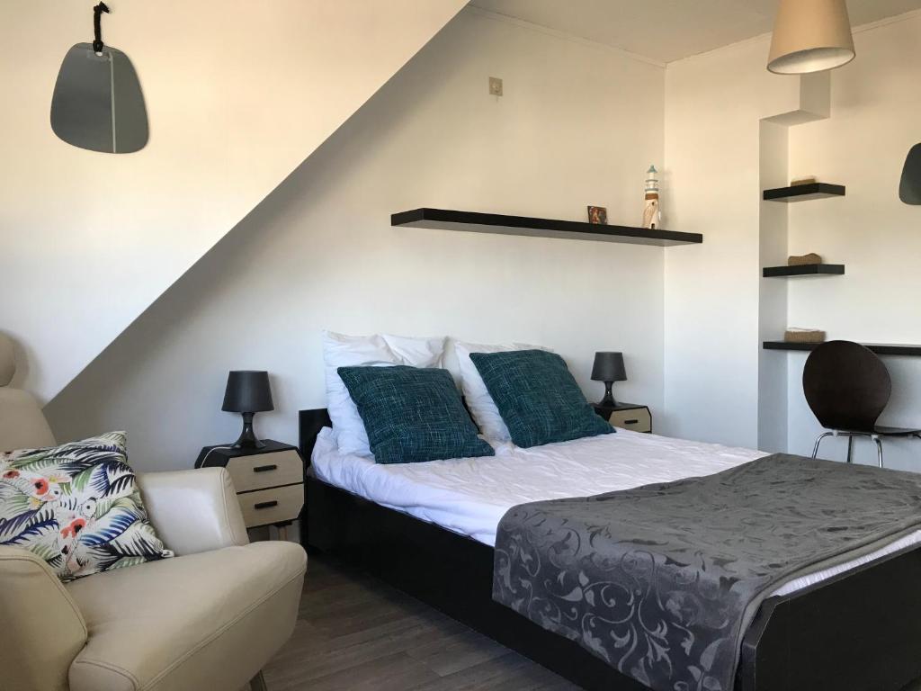 Postel nebo postele na pokoji v ubytování Huis Marie-Thérèse