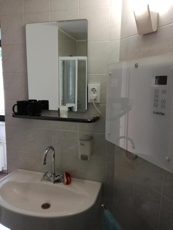 Koupelna v ubytování Apartment Fon
