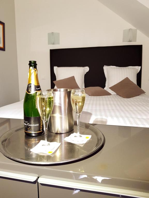 Nápoje v ubytování Brit Hotel Essentiel Pontivy Robic