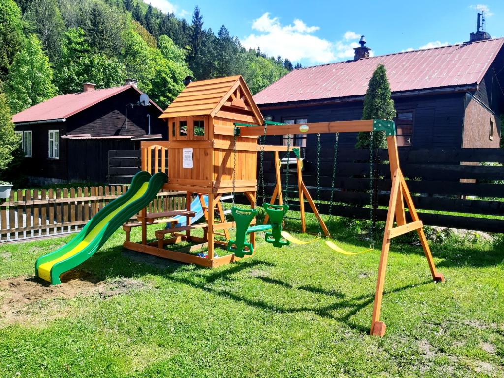 Herní místnost nebo prostor pro děti v ubytování Wellness Penzion Stonozka