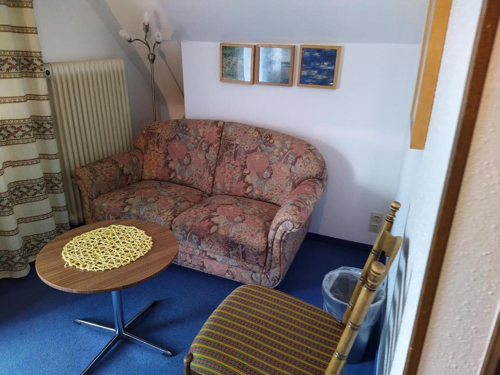 Posezení v ubytování Hotel Faller