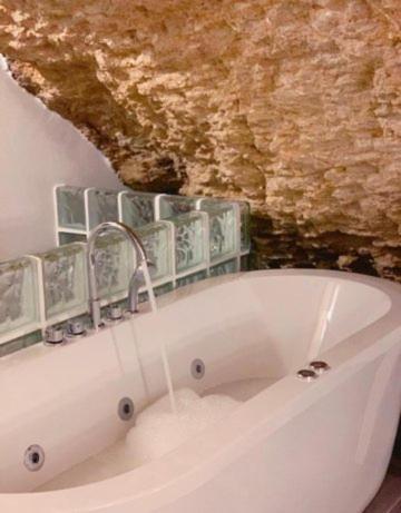 Koupelna v ubytování Apartamentos3Cuevas