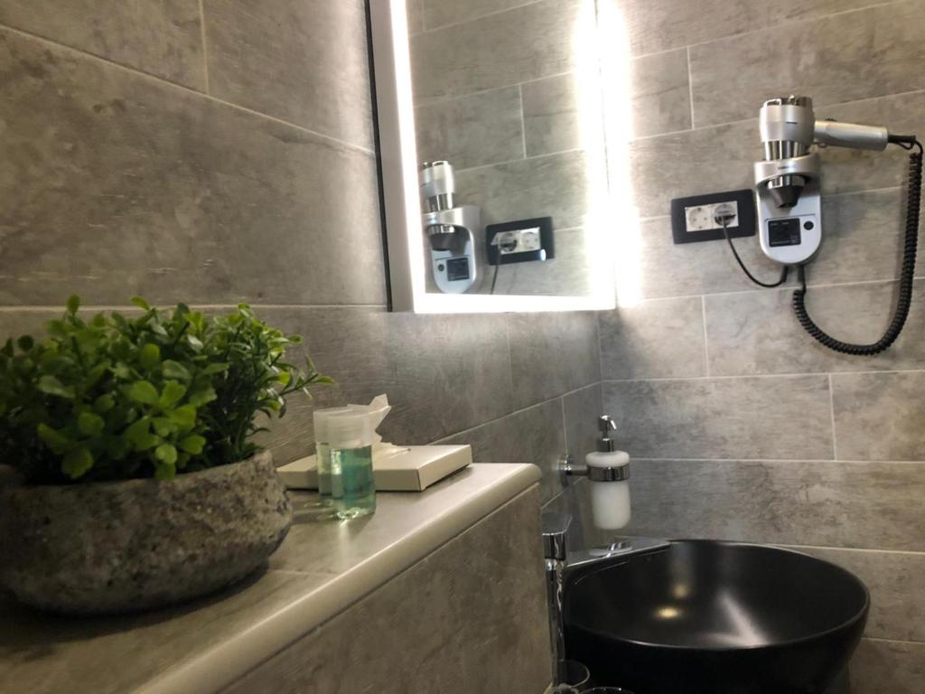 Koupelna v ubytování Luxury rooms Lira