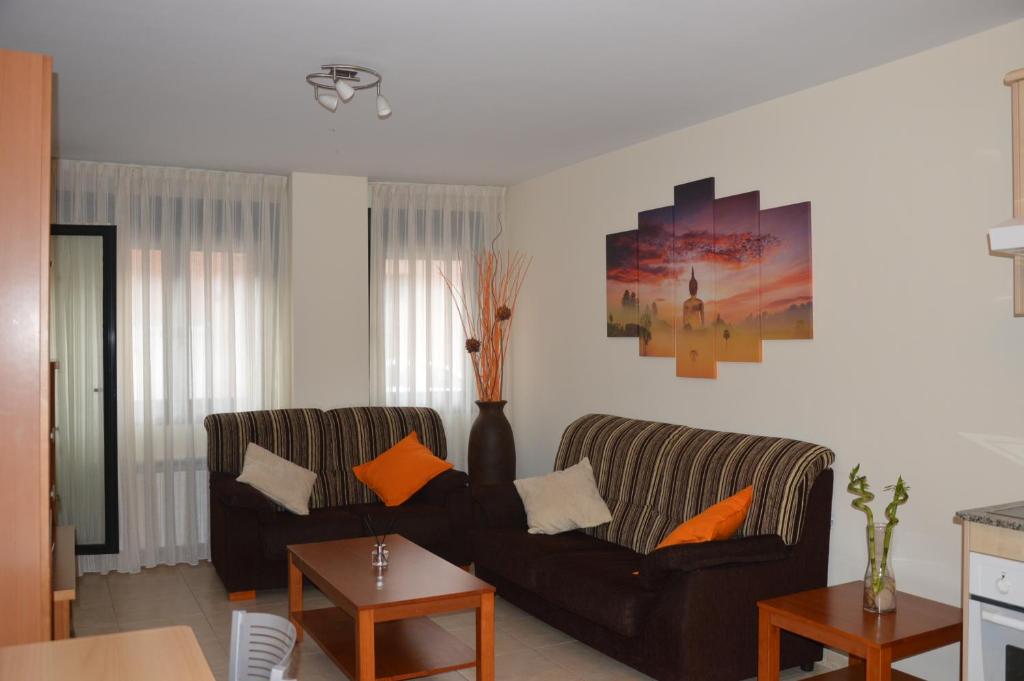 Posezení v ubytování Apartamento Las Pontigas