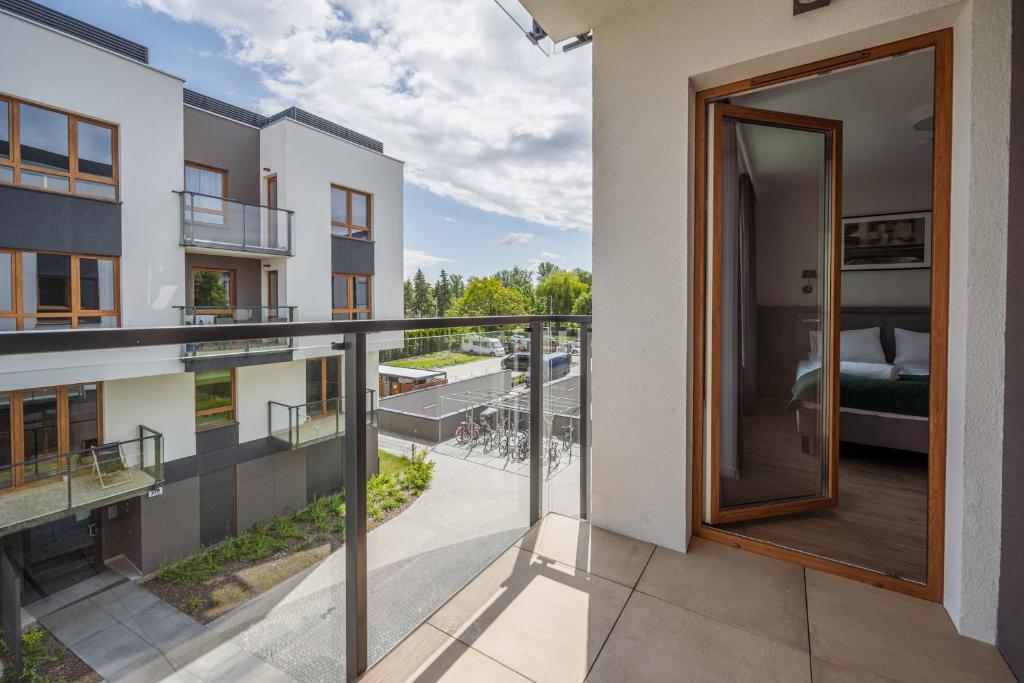 Balkón alebo terasa v ubytovaní Marina Apartments ZOO