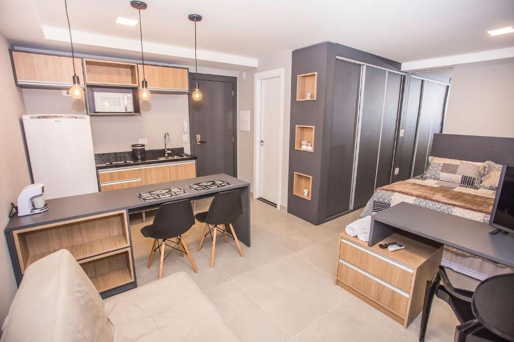  Studio Ensolarado em Andar Alto - ALL1509
