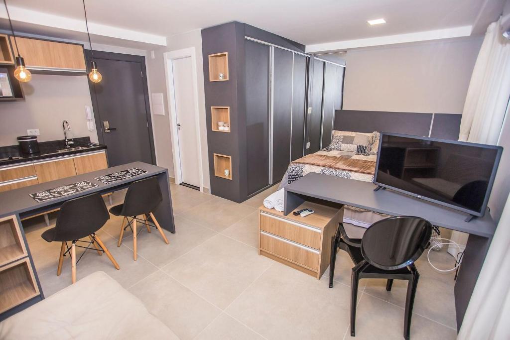  Studio Ensolarado em Andar Alto - ALL1509