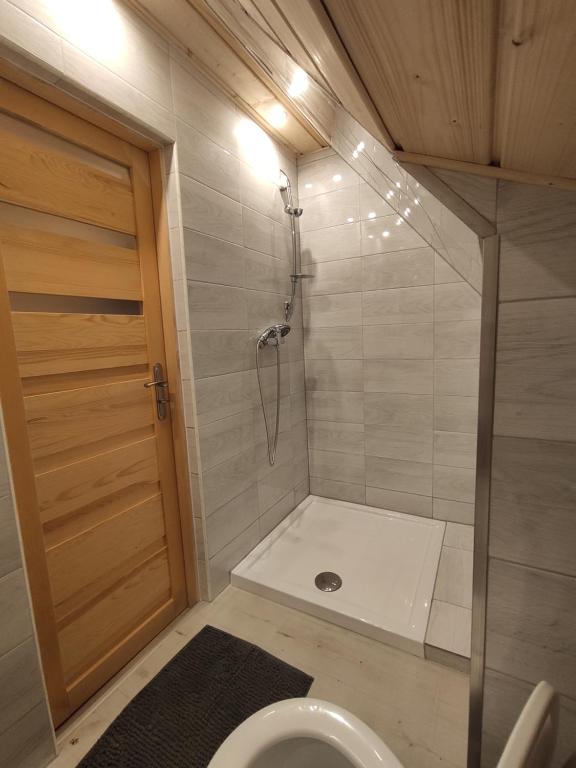 Kúpeľňa v ubytovaní Noclegi u Gabrysi