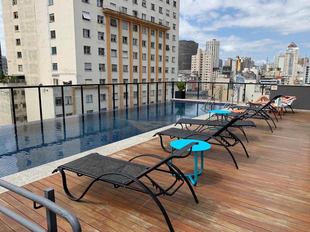  Apt Studium Centro de SP Próximo a 2 Metrôs