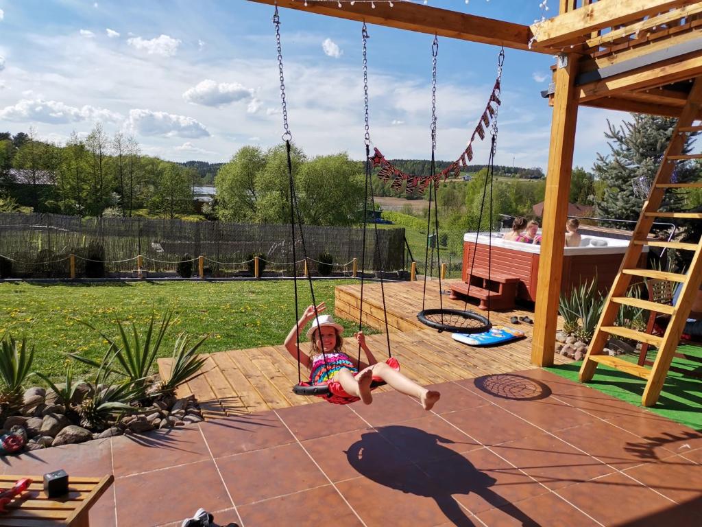 Detský kútik v ubytovaní DomekSPA, Profesjonalne JACUZZI, Mazury, Liski, Ełk