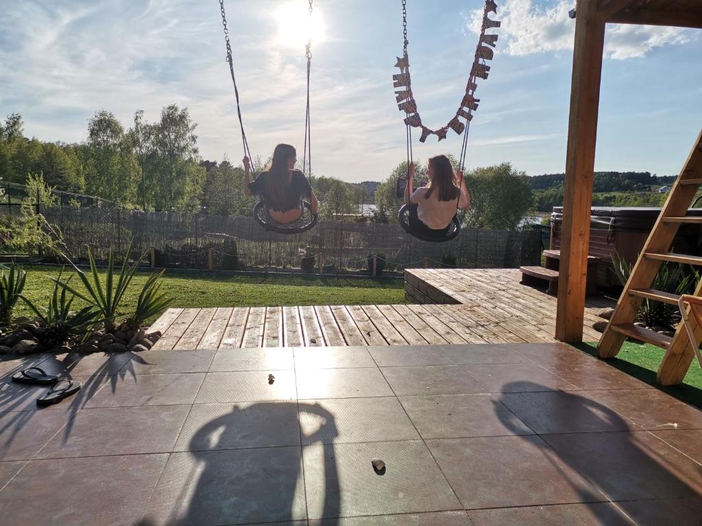 Fotografia z galérie ubytovania DomekSPA, Profesjonalne JACUZZI, Mazury, Liski, Ełk v destinácii Stare Juchy